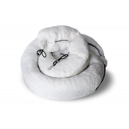 Sorbent Boom, 26 1/4 gal, Oil, White, 4 PK MPN:4ECWBM5