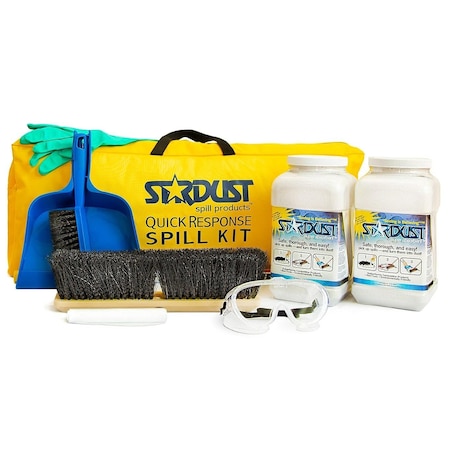 Vehicle Spill Kit, 2 gal Volume Absorbed per Kit, Bag, Yellow, 19 MPN:D710