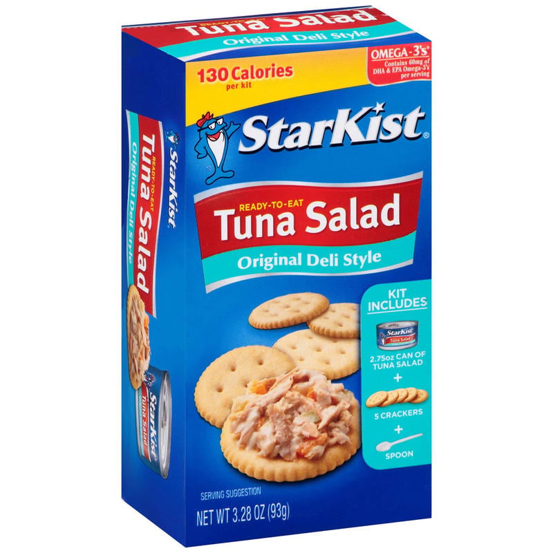 Starkist Original Deli Style Tuna Salad Kit, 3.28 Oz, Pack Of 12 Kits MPN:514880