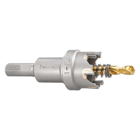 Carbide Tipped Hole Saw, 1-1/32