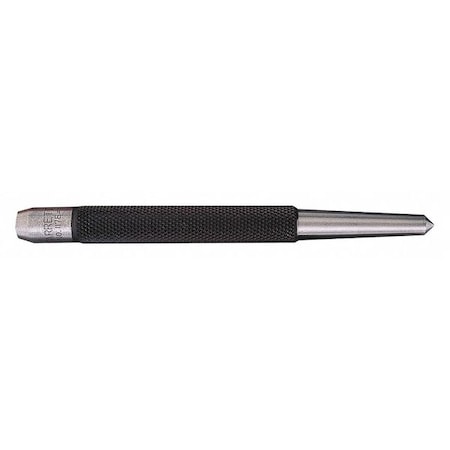 Center Punch, 1/4 in, 4 in, Knurled MPN:117E