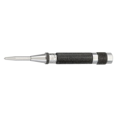 Automatic Center Punch, Length 4 in, Diameter 9/16 in, Replaceable Point MPN:18AA