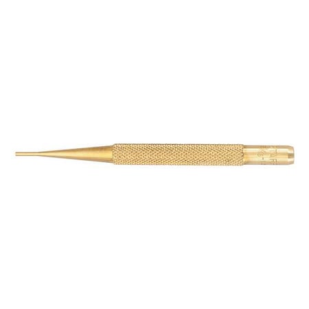 Brass Drive Pin Punch, 1/16 In Tip, 4 In L MPN:B565A