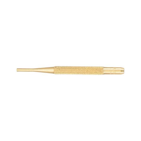 Brass Drive Pin Punch, 1/8 In Tip, 4 In L MPN:B565C