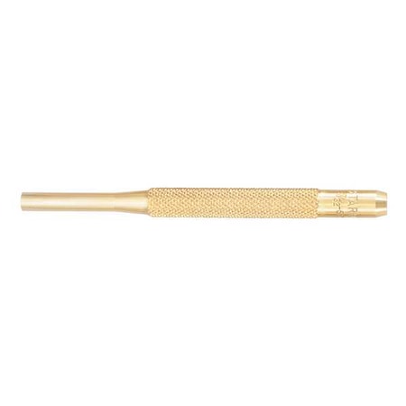 Brass Drive Pin Punch, 7/32 In Tip, 4 In L MPN:B565F