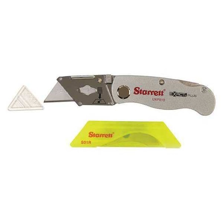 Aluminum Die-Cast Pocket Utility Knife, Folding Retractable Utility MPN:KUXP010-N