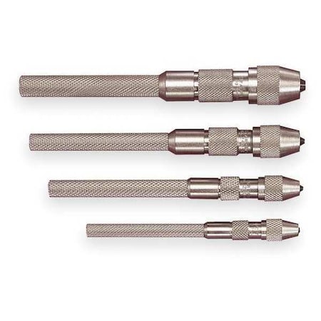 Pin Vise Set, 0.010-0.200, Taper, 4Pc MPN:S240Z