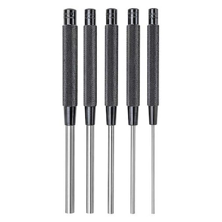 Drive Pin Punch Set, Steel, 5 Piece MPN:S248