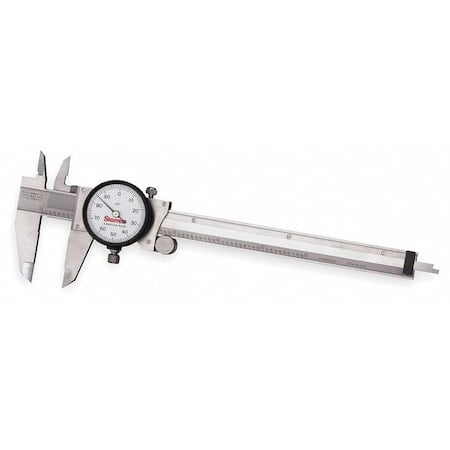 Dial Caliper, 12 In, White Dial MPN:120-12