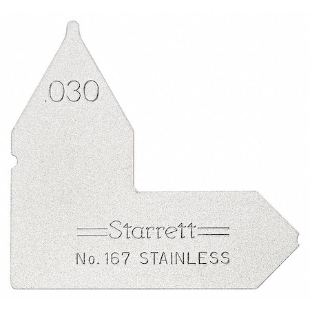 Individual Radius Gauge Acc +/- .002