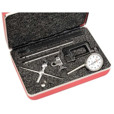 Dial Indicator, 0 to 0.200 In, 0-100 MPN:196A6Z