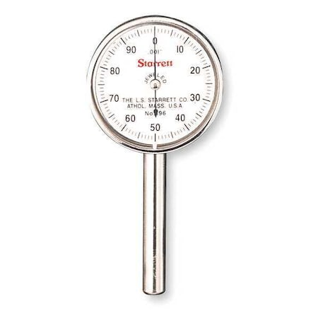 Dial Test Indicator, Vert, 0 to 0.200 In MPN:196B1