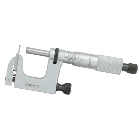 Interchangeable Anvil Micrometer, 0 to 1