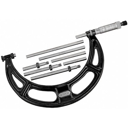 Interchangeable Anvil Micrometer, 2 to 6