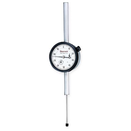 Dial Indicator, 0 to 4 In, 0-100 MPN:25-4041J