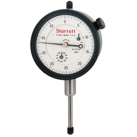Dial Indicator, 0 to 1 In, 0-50-0 MPN:25-631J