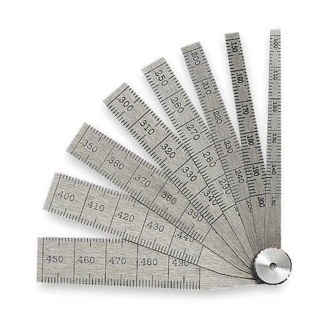 Taper Gauge Set, Graduations 0.001 in MPN:269A