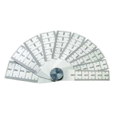 Taper Gauge Set, Graduations 0.001 in MPN:269B