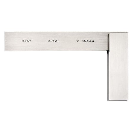 Precision Steel Square, SS, 7 x 4 In MPN:3020-6