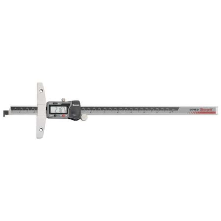Electronic Depth Gage, 0 to 12 In MPN:3753A-12/300