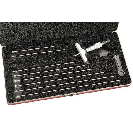 Depth Micrometer, 0-9 In, 0.001 In Res MPN:440Z-9RL