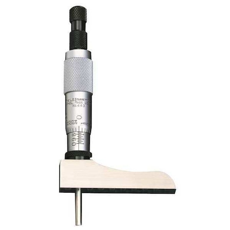 Depth Micrometer w/Half Base, 0-6 In MPN:443Z-6RL