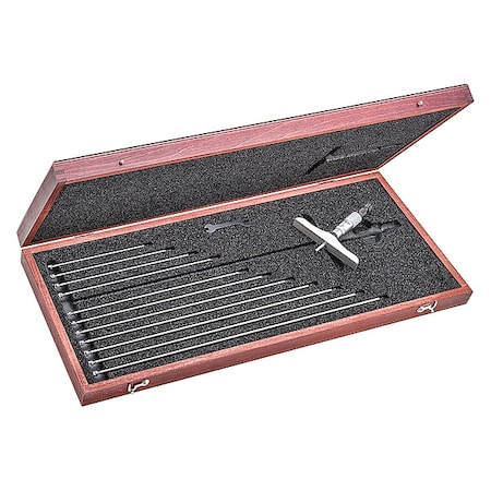 Depth Micrometer, 0-12 In, 4 In Base MPN:445BZ-12RL