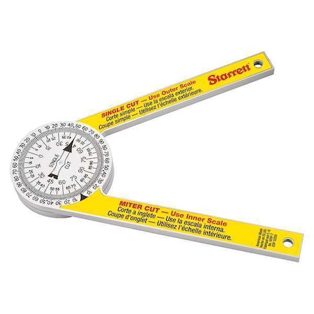 Man-Reading Miter Protractor, Grad 1 deg MPN:505P-7
