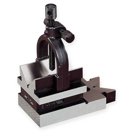 V-Block/Clamp Set, 1 Ea, MPN:567