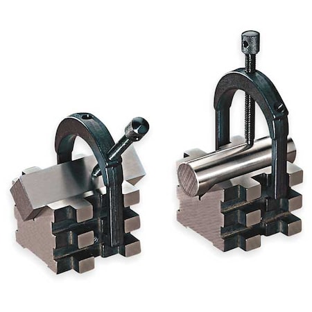 V-Blocks, Matched Pair w/Clamps, 2 In MPN:568C