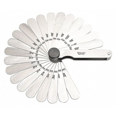 Feeler Gauge Set, Dimension Type MPN:572B