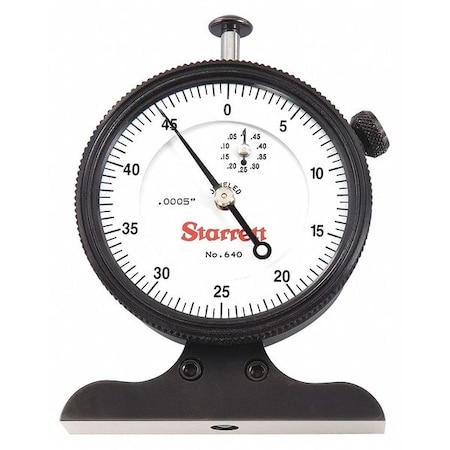 Dial Depth Gage, 0 to 1/2