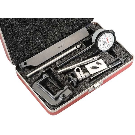 Dial Indicator, 0 to 0.200 In, 0-100 MPN:650A1Z