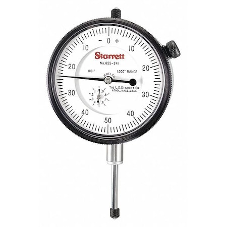 Dial Indicator, AGD 3, Range 0 to 1