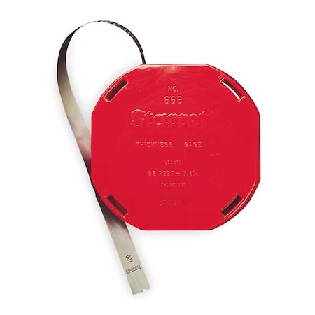 Thickness Gage Stock, 1 Straight Leaf MPN:666-1