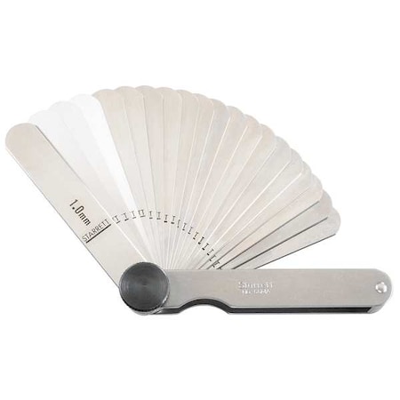 Feeler Gauge Set, Dimension Type Metric MPN:66MA