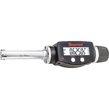 Internal Micrometer, 1/2 to 5/8