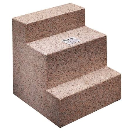 Granite Inserted Angle Plate, Pink, 6x6x6 MPN:81865