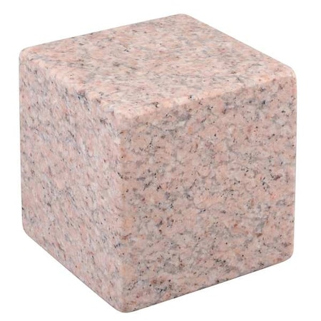 Granite Cube, Pink, 6-Face, AA, 4x4x4 MPN:81982