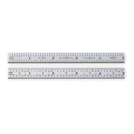 Steel Rule, Flexible, 24 In, 5R Grad MPN:C305R-24