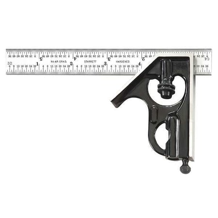 Combination Square, 2 Pcs, 6 In., Type 4R MPN:C33H-6-4R