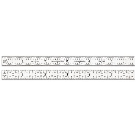Steel Rule, Heavy Spring-Tempered, 48 In MPN:C416R-48