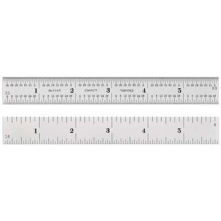Steel Rule, Spring-Tempered, 36 In MPN:C604R-36