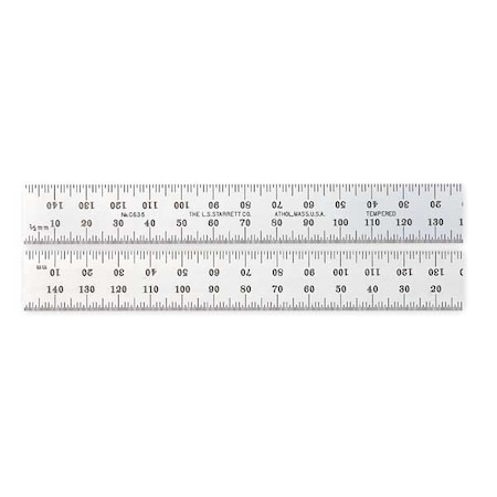 Steel Rule, Spring Tempered, 150mm, Type 35 MPN:C635E-150