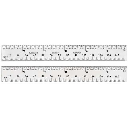 Steel Rule, Spring-Tempered, 500mm MPN:C636-500
