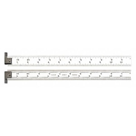 Ruler, Spring-Tempered Steel, 12