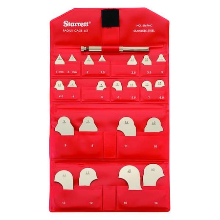 Radius Gauge Set Accuracy +/- .002