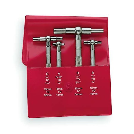 Telescoping Gauge Set, Number of Pieces 4 MPN:S579GZ