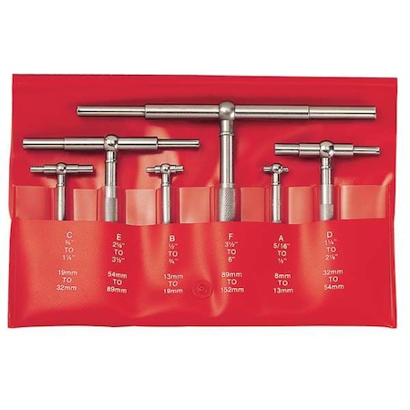 Telescoping Gauge Set, Number of Pieces 6 MPN:S579HZ