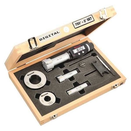 Inside Micrometer Set, 0.750 to 2